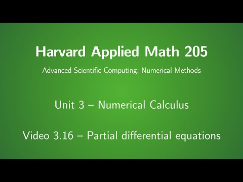 Harvard AM205 video