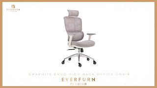 Graphite High Back Chair | Everfurn