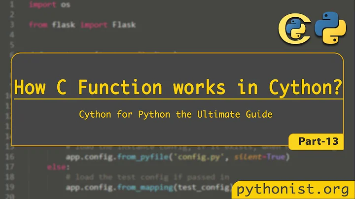 How to C Function behaves inside the Cython code? -P13|Cython for Python| Python Tutorials