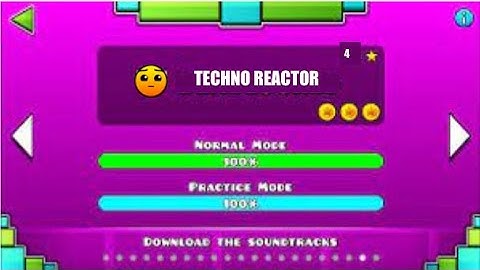 Geometry Dash Techno Reactor ( My Level )