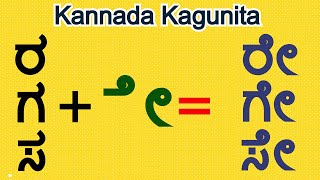 Kannada Gunitakshara Galu | kannada kagunita Etvada Dhirga | ಕನ್ನಡ ಎತ್ವದ ದೀರ್ಘ ಪರಿಚಯ