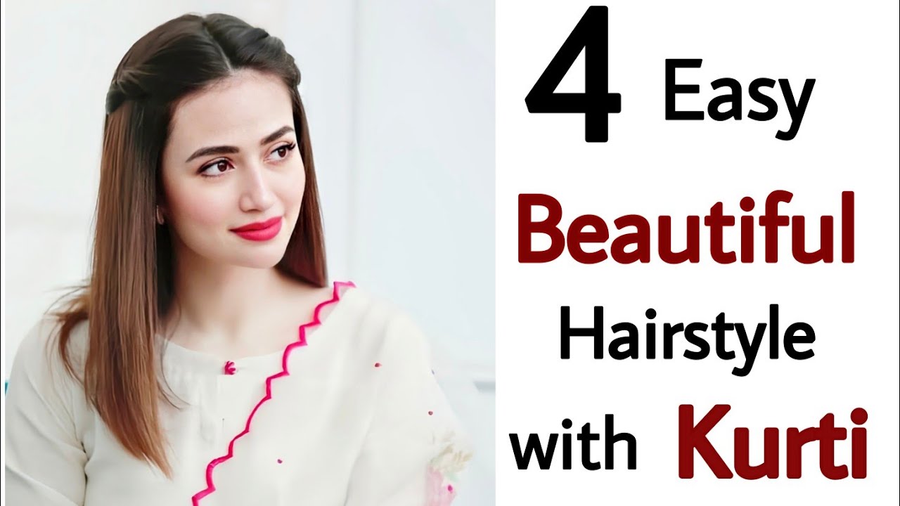 10 Simple Hairstyles to Try With Kurtha/Kurti • Keep Me Stylish