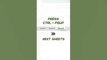 Struggling to jump between sheets ?  #spreadsheet #tech #excel #productivity #hack