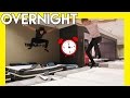 OVERNIGHT IN PUBLIC MALL | (Toilet Paper Fort!)