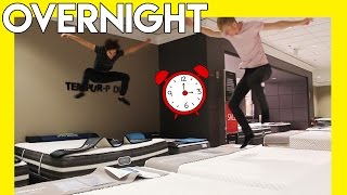 Overnight In Public Mall Toilet Paper Fort