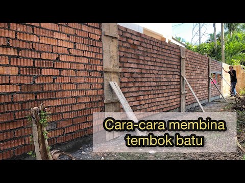 Video: Bagaimana anda membina tiang pagar batu?