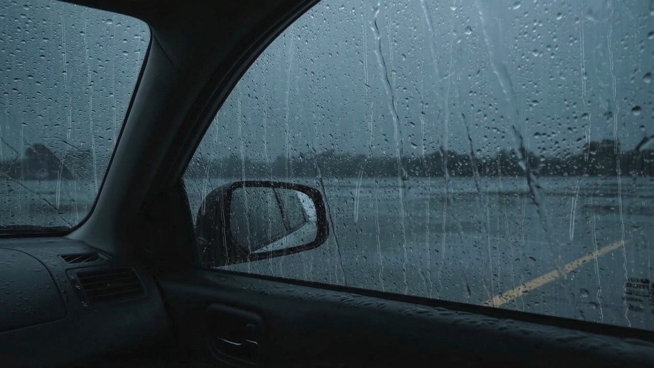 Driving in Heavy Rain | Relaxing Rain Sounds from Inside the Car for ...