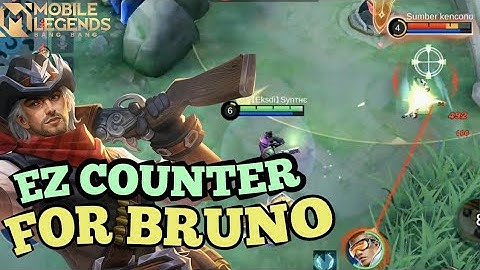 GOLDLANE CLINT TO COUNTER BRUNO - MOBILE LEGENDS