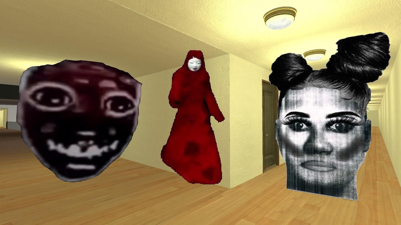GMOD TOO MUCH NEXTBOTS CHASED ME ALL BOTS IN HOTEL ROOMS #gmod_#nextbots
