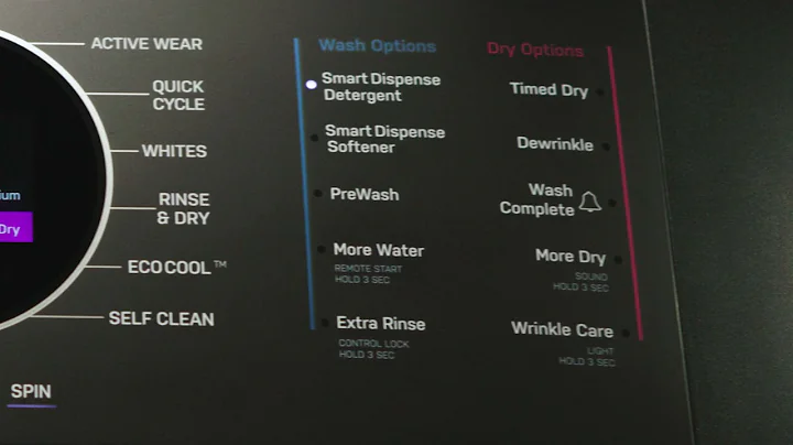 GE Profile™ Combo Washer/Dryer Operation