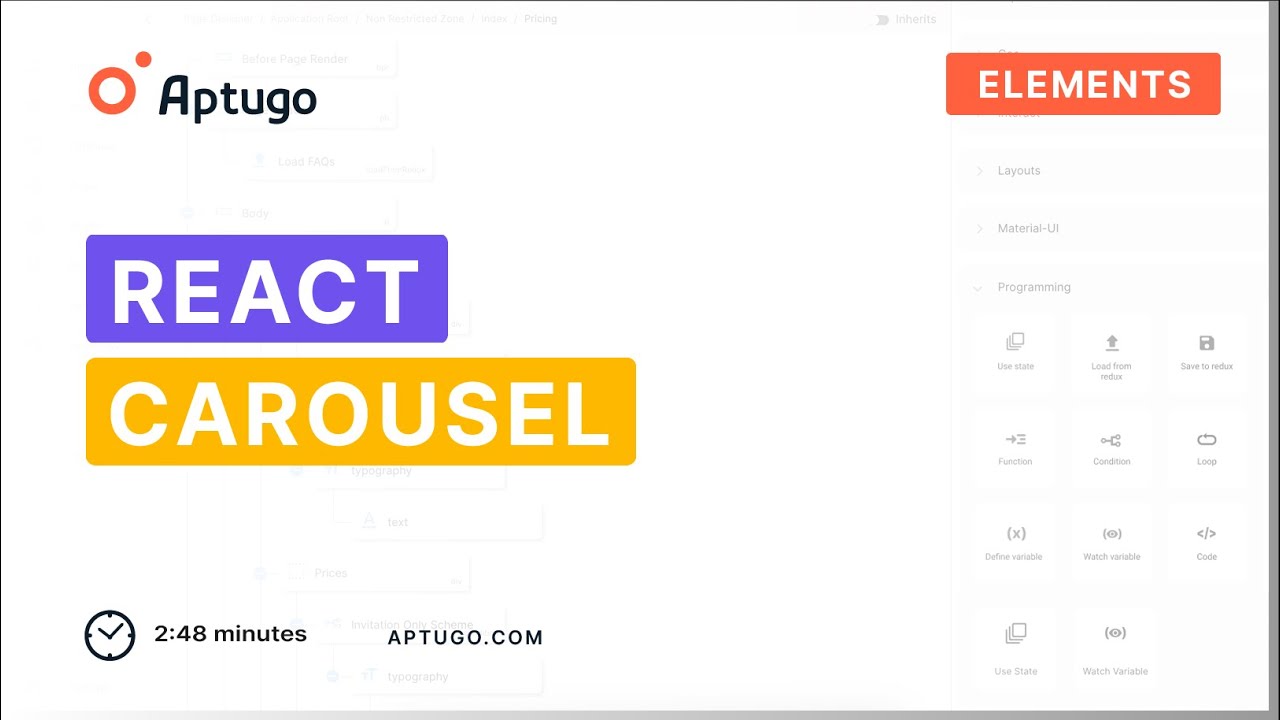 ELEMENTS · REACT CAROUSEL - YouTube