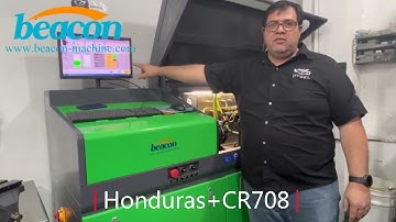 BEACON MACHINE CR708 EPS708 BOSCH Common Rail CRDI CR Injector Pump Test Bench Client Feedback