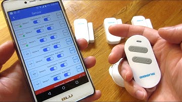 BIBENE WiFI Home Security | How to Disable Main Panel Motion Detector