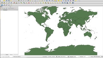 Delete Antartica (Polygon/Features) from Shapefile using QGIS