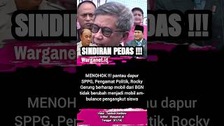 Rocky Gerung After Monitoring The Free Nutritious Meal Kitchen 0210 mbg rockygerung poisoning