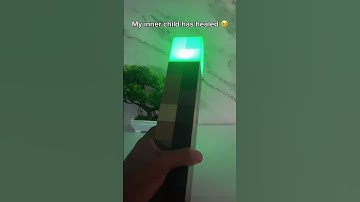 My inner child has been healed #minecraft #lamp #torch