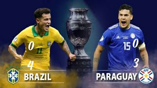 Brazil Vs Paraguay 00V Loạt Sút Luân Lưu Penalty 43 Vô Cùng Cân Não Copa America 2019 Hd