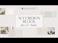 Accordion Block &amp;  FAQ Section on your Squarespace Website | 2024