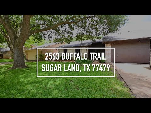 2563 Buffalo Trail, Sugar Land, TX home video tour