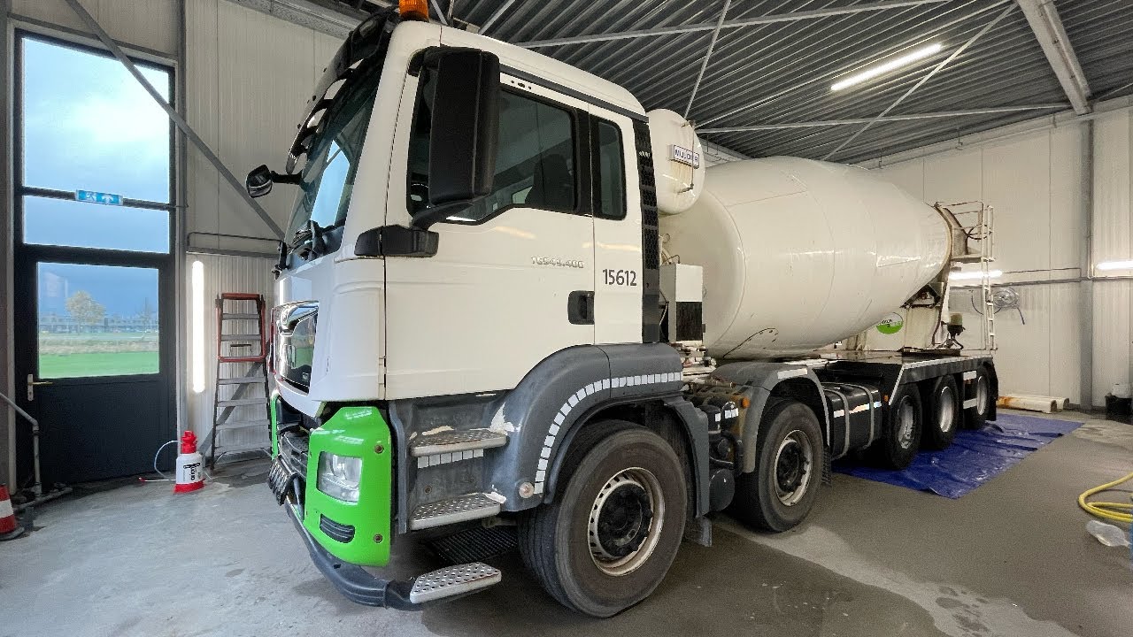 EXTREME CLEANING | Old Concrete Mixer Gets a Massive Power Wash!