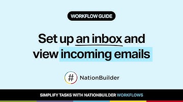 Workflow guide: Set up an inbox and view incoming emails