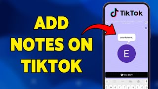 How To Add Notes On TikTok 2025 | Use TikTok App Notes Feature