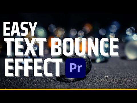 Text Bounce Effect