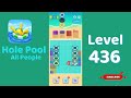 Hole Pool All People Level 436 Walkthrough 🎯 | Color Match Puzzle Gameplay | Mini Boss