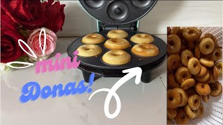 Mini Donas  caseras con MÁQUINA|Mesa Dulce para cumpleaños | Chavellana