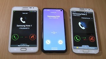 Over the Horizon Incoming call & Outgoing call at the Same time  Samsung Galaxy S10e+Note 1+Note 2