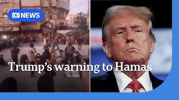 Trump threatens to intervene in Gaza if Hamas continues executions | ABC NEWS
