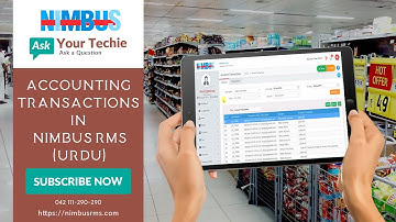 Accounting Transactions  in Nimbus RMS (Urdu)