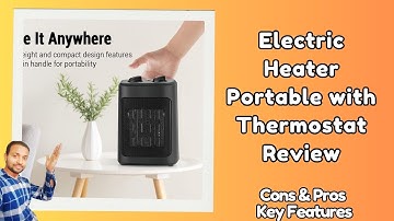 NEW Electric Heater Portable with Thermostat Review - Top 5 Best Space Heaters under $50