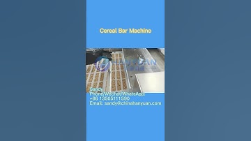 Cereal Bar Making Machine Cereal Bar Forming Equipment #machine #equipment#cerealbarproductionline