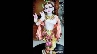 Marble Krishna Statue, Krishna Idol, Krishna Deity (Heigh: 24