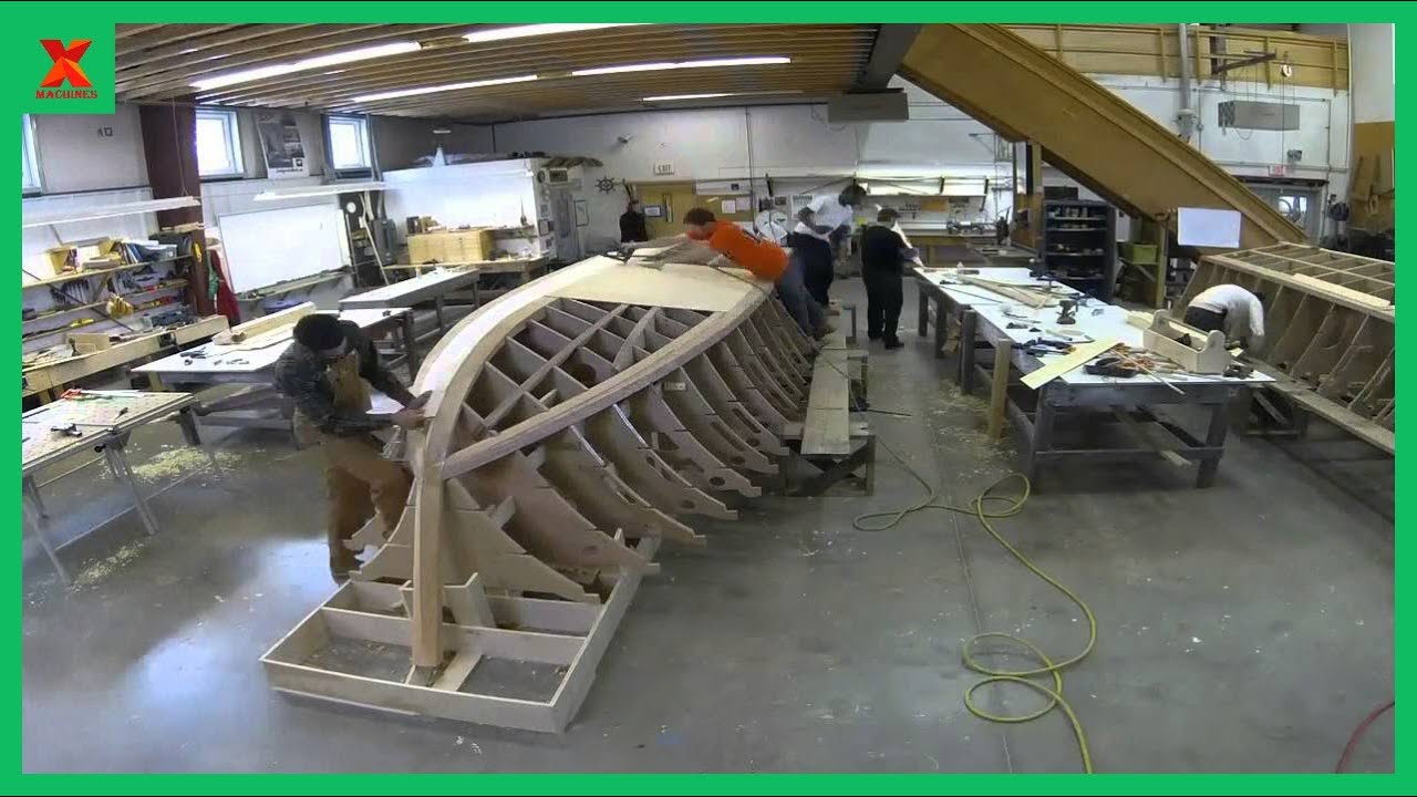 Amazingly Efficient and Modern Boat Building Methods