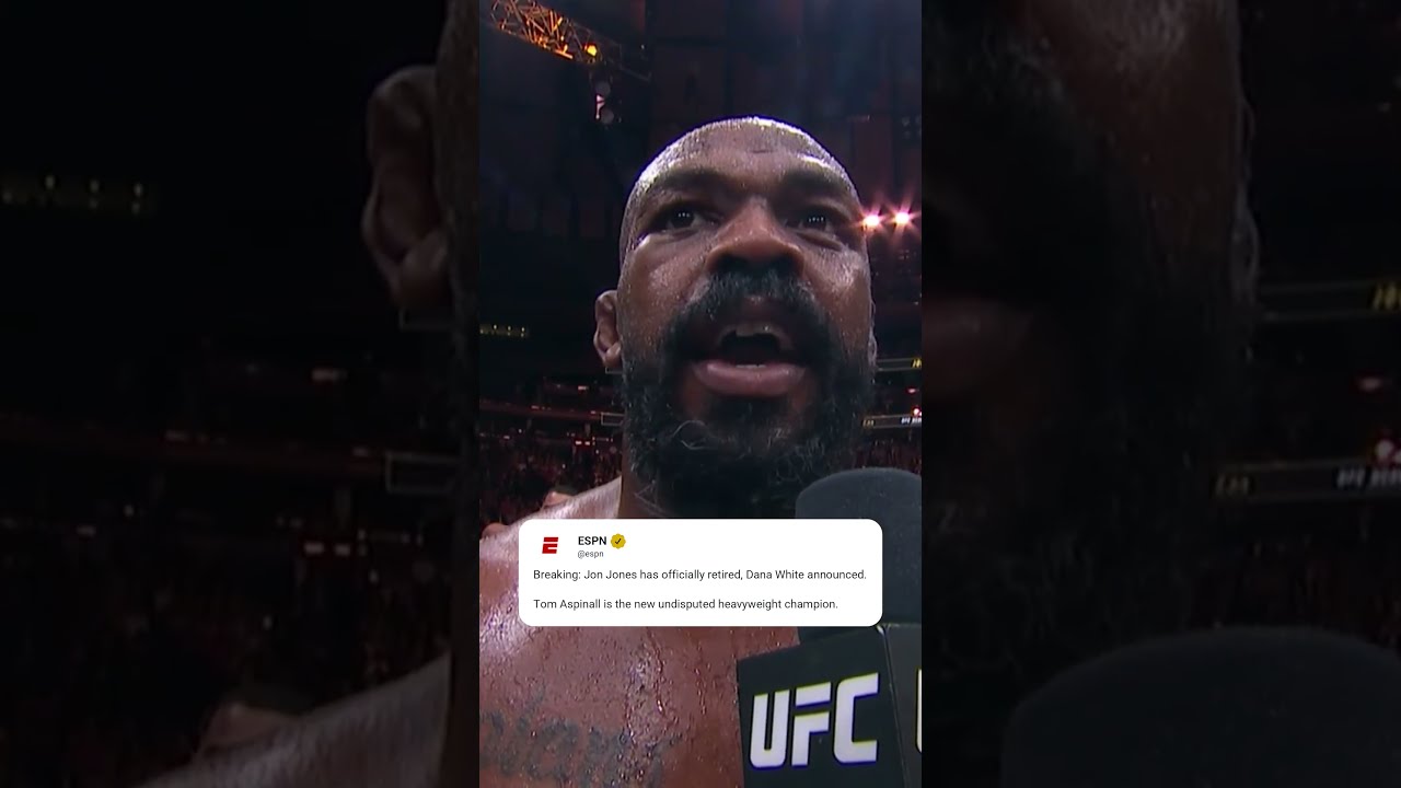 When Jon Jones Teased A Return In November 2024 Dana White Has Revealed Is Retiring 
