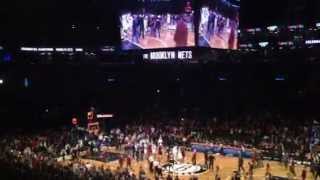 Final seconds, Brooklyn Nets Home Opener at Barclays Center, 11-3-12