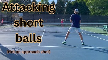 Attacking short balls in tennis forehand | Strategy Pt1