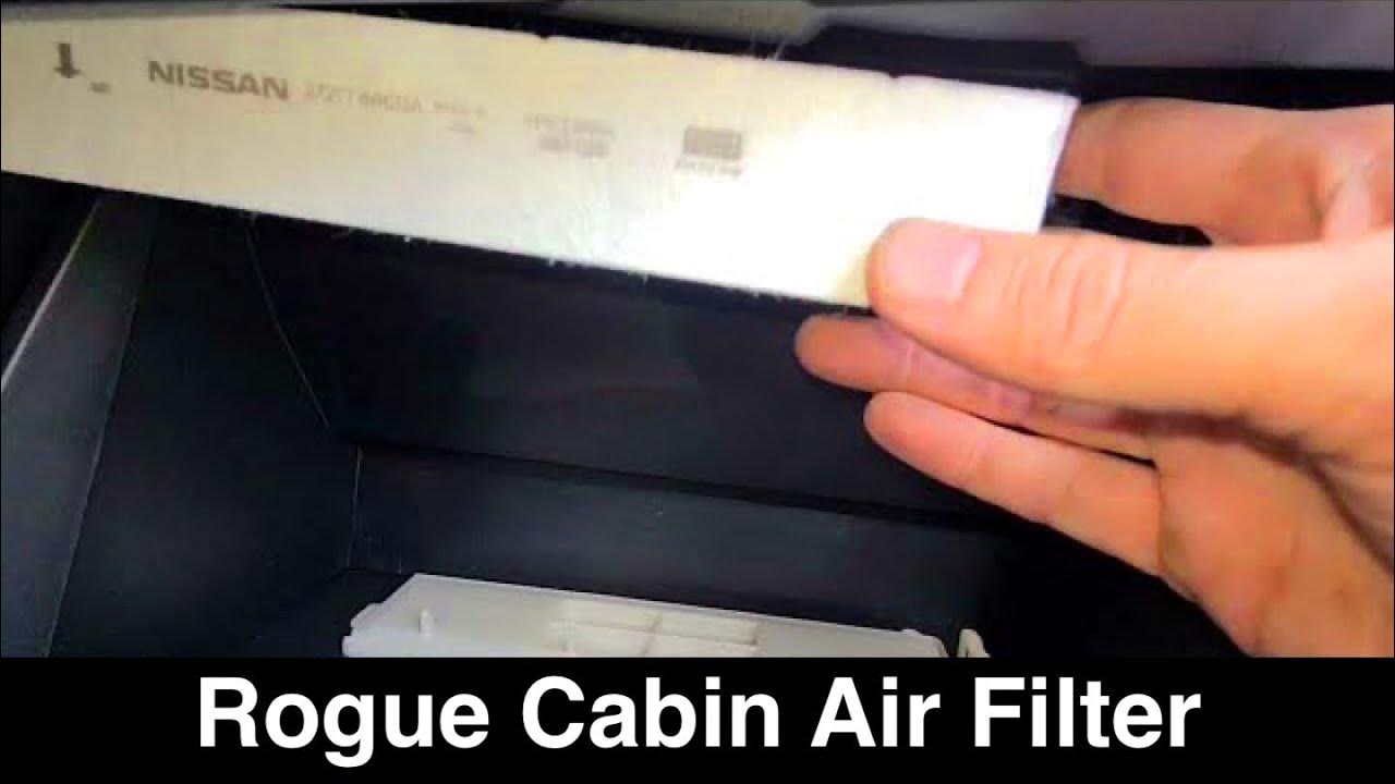 2021 nissan rogue cabin filter location / replacement - YouTube