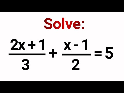 Algebra: Solving Simple
