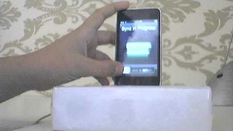 My Homemade iPod Touch dock