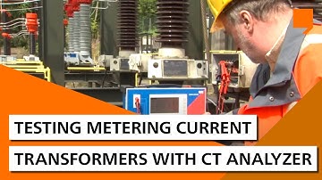 Testing metering current transformers with CT Analyzer