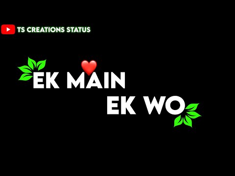 Dekhte Dekhte Song | Atif Aslam | What's App Status | Black Screen Status 🖤