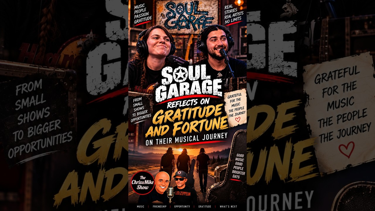 Soul Garage Reflects on Gratitude & Fortune #SoulGarage #music #rock #podcast #yourubeshorts #reels
