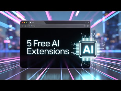 5 Free AI Chrome Extensions You Need in 2025 ⚡🖥️