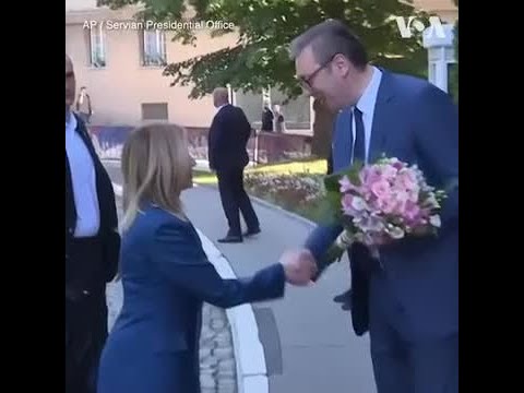 乌克兰第一夫人访问塞尔维亚