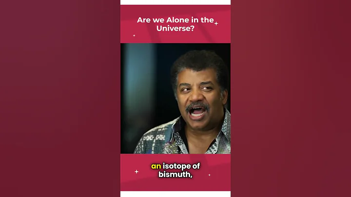 Are we alone in the universe by Neil DeGrasse Tyson!!