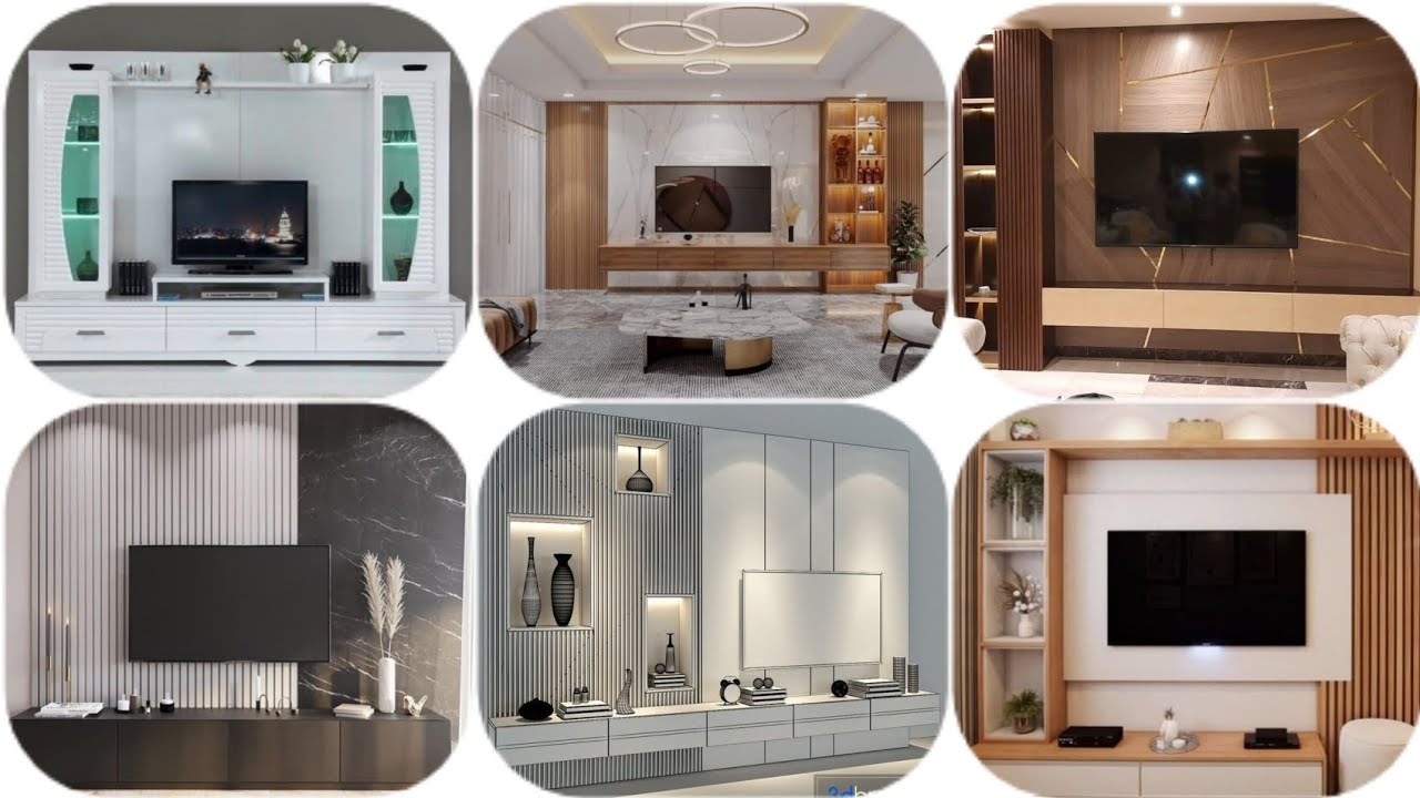 Vintage tv unit ELEN wall design ideas/modern and best space saving tv unit cabinets decor ideas