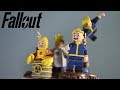 Самодельные лего-пупсы из игры Фоллаут /Fallout Vault boy. (Часть 1. Крышки)